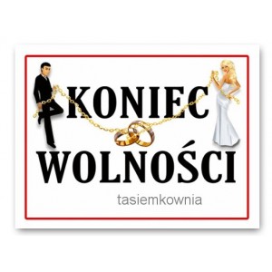 Naklejki na buty "koniec wolności"